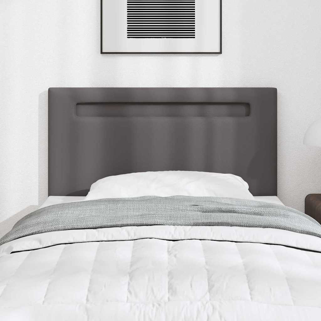 Fejtámla LED -es lámpákkal Falra szerelhető Szürke 90 cm PVC