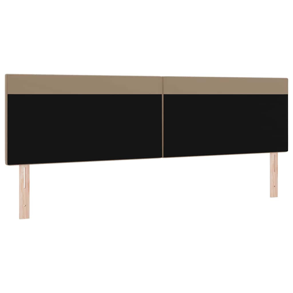 Fejtámla LED -es lámpákkal fejtámlával Cappuccino 200 cm PVC