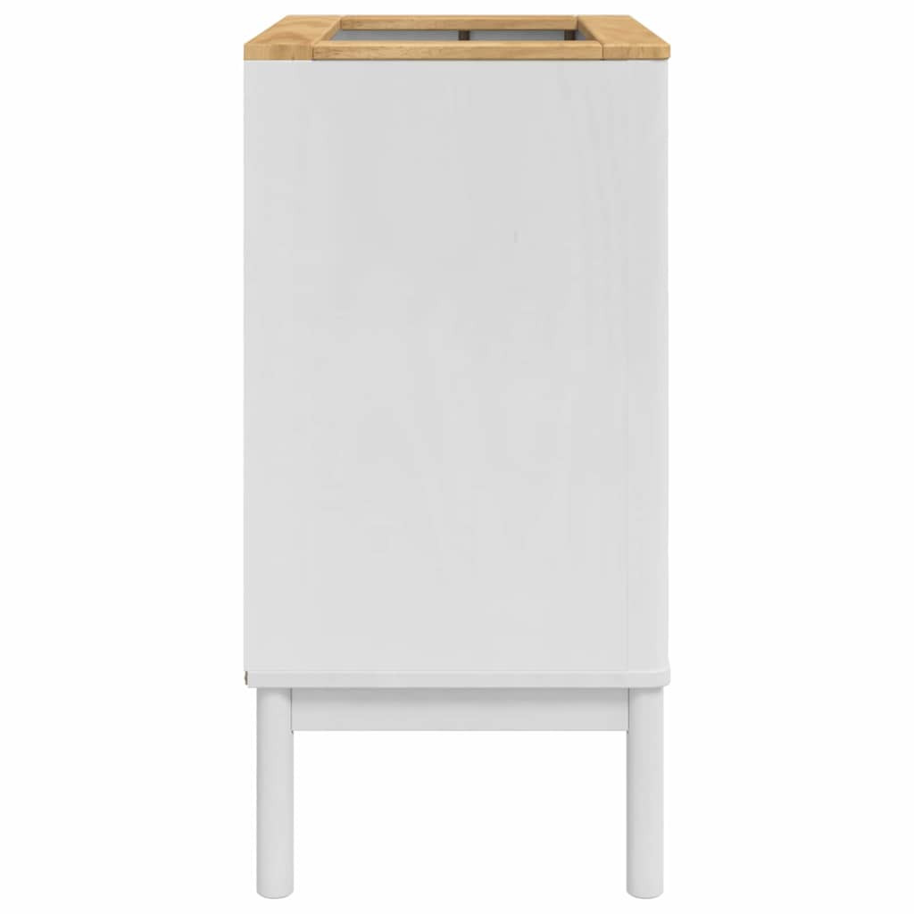 Fürdőszobai mosdószekrény polcokkal FLORO Fehér 60 x 40 x 80 cm