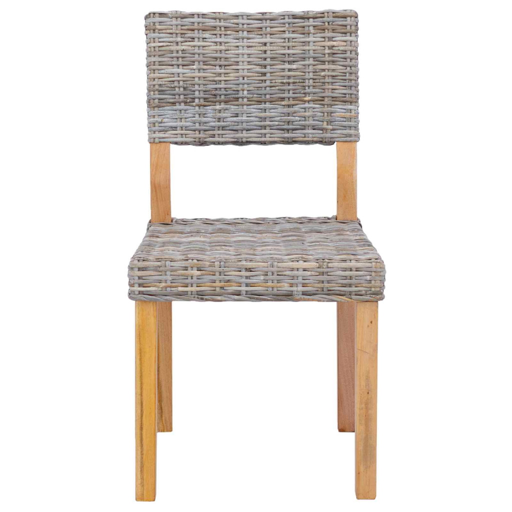 Étkezőszék 2 pcs Kubu Szürke 46 x 55 x 84 cm Kubu rattán