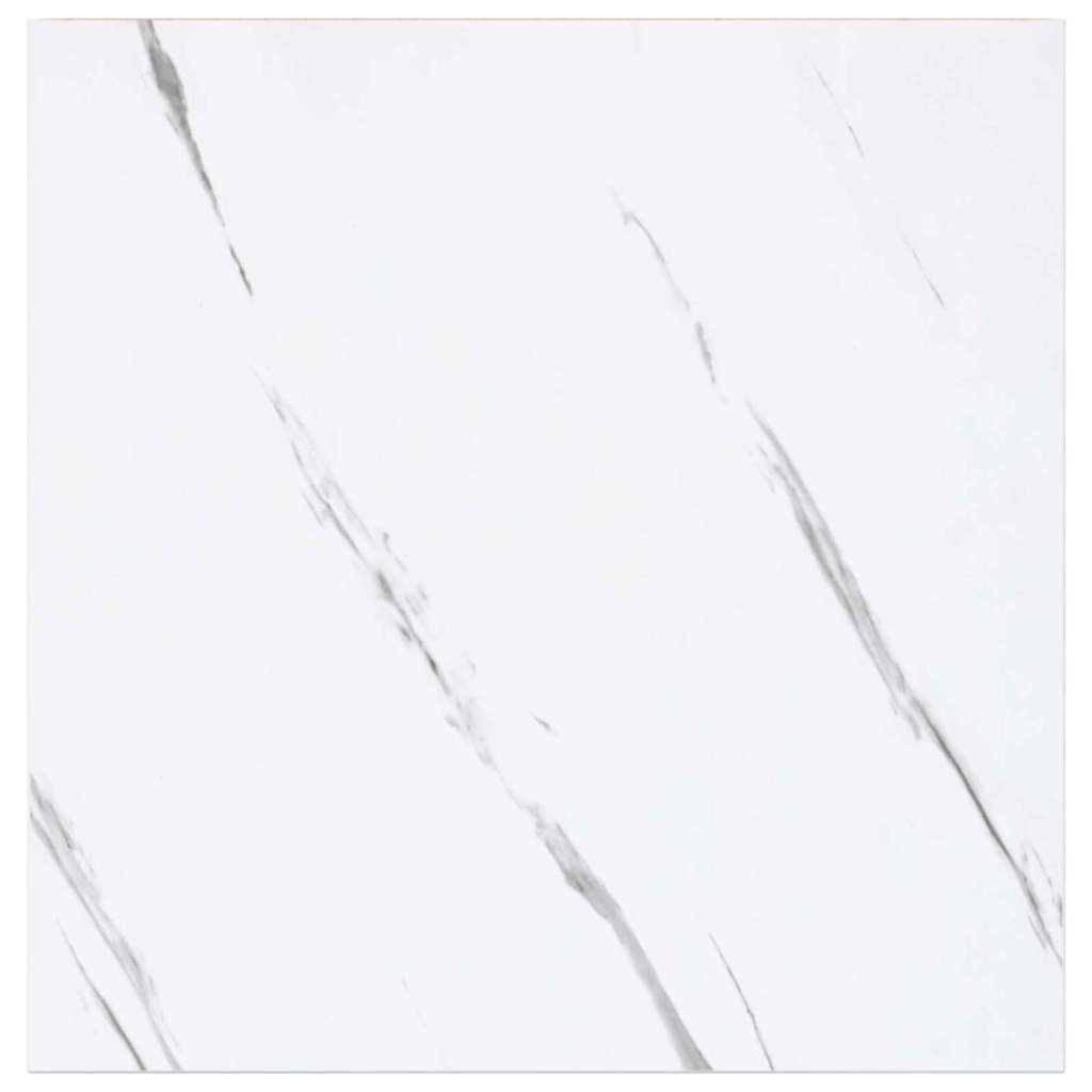 Falpolc tárolóval 4 pcs Fehér márvány 23 x 23,5 x 4 cm Faanyag