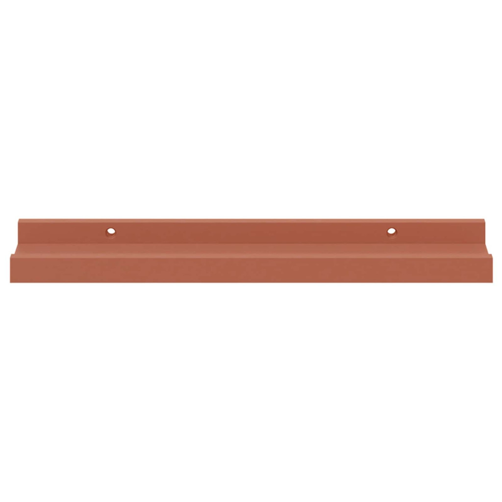 Falpolc polcokkal tárolóval 4 pcs Piros 40 x 9 x 3 cm Faanyag