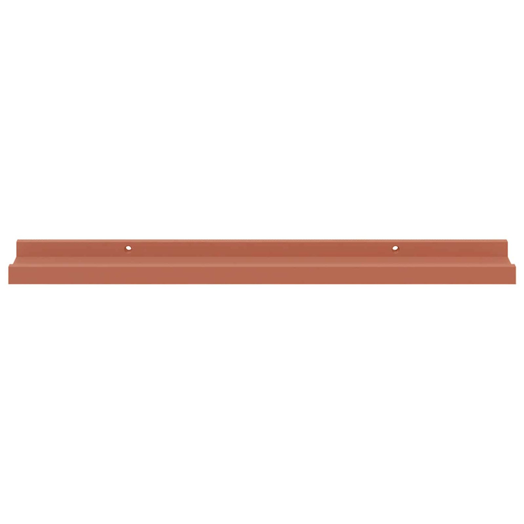 Falpolc polcokkal tárolóval 4 pcs Piros 60 x 9 x 3 cm Faanyag