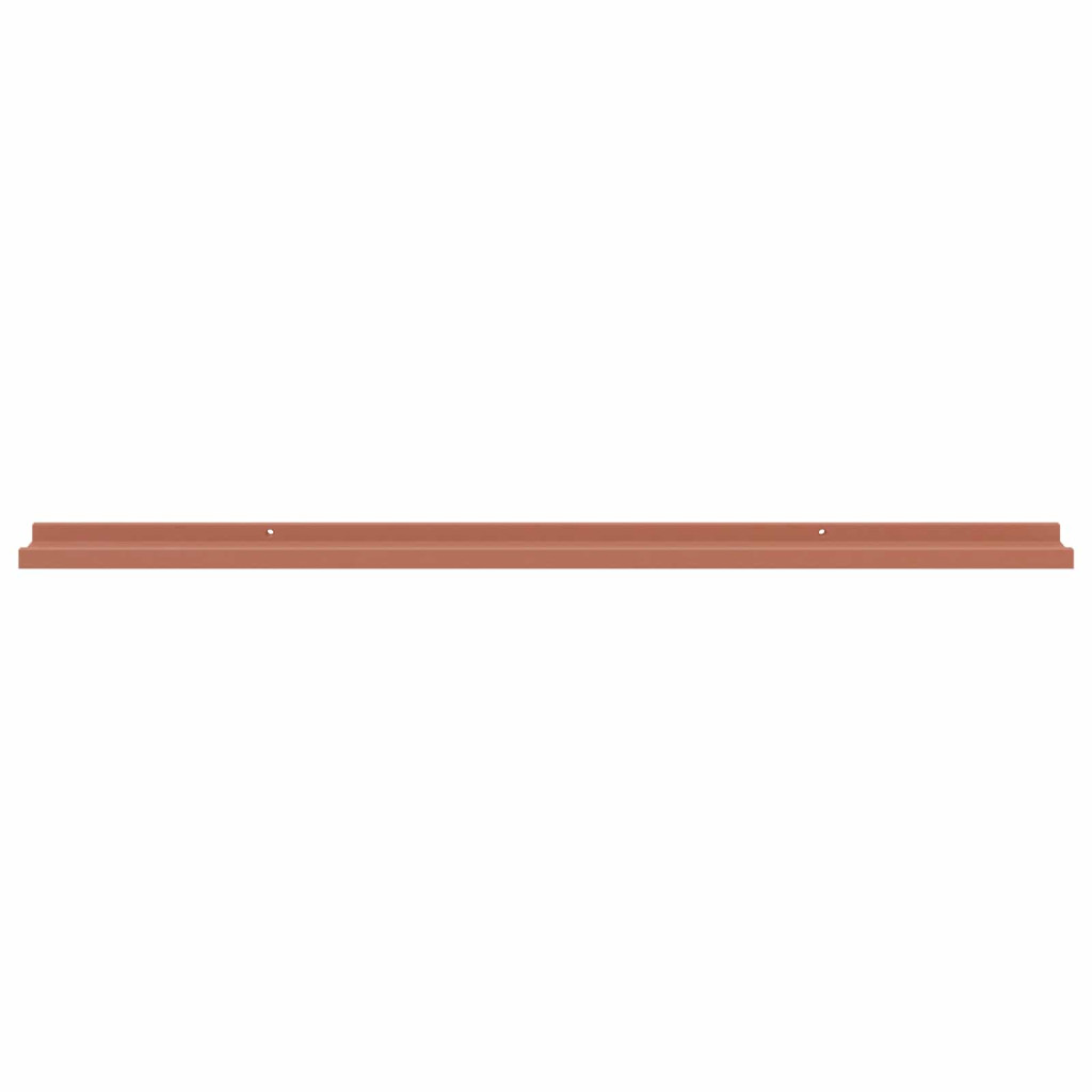 Falpolc polcokkal tárolóval 4 pcs Piros 115 x 9 x 3 cm Faanyag
