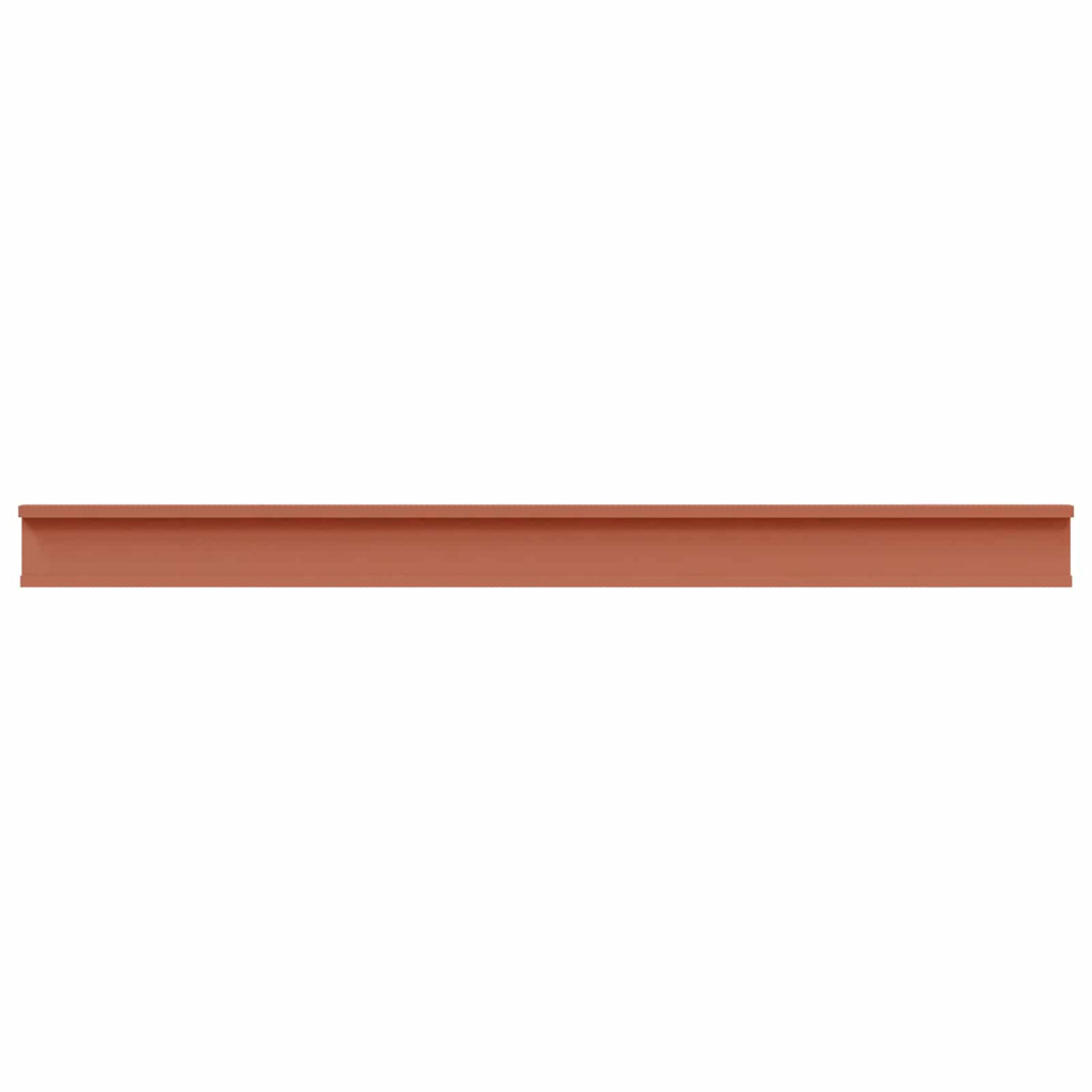 Falpolc polcokkal tárolóval 4 pcs Piros 115 x 9 x 3 cm Faanyag