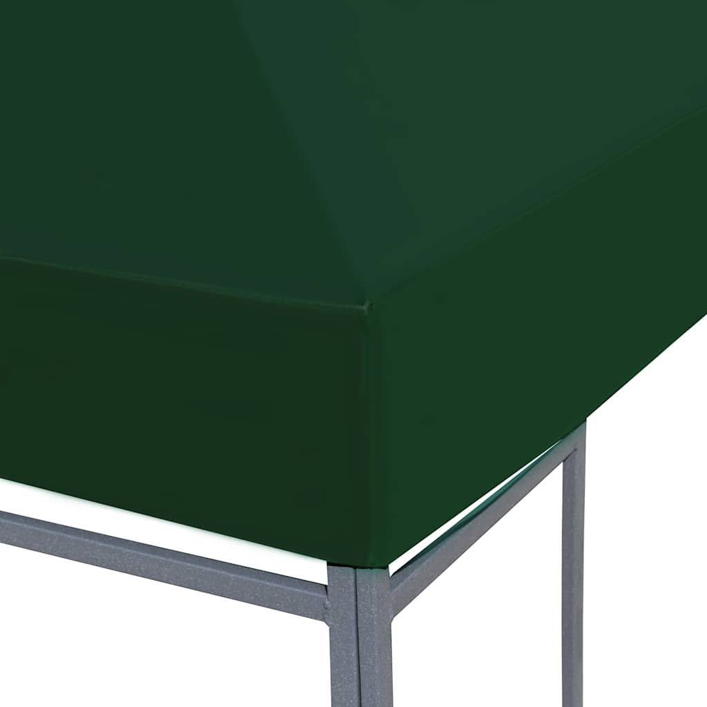 zöld pavilon tetőponyva 310 g/m², 4 x 3 m
