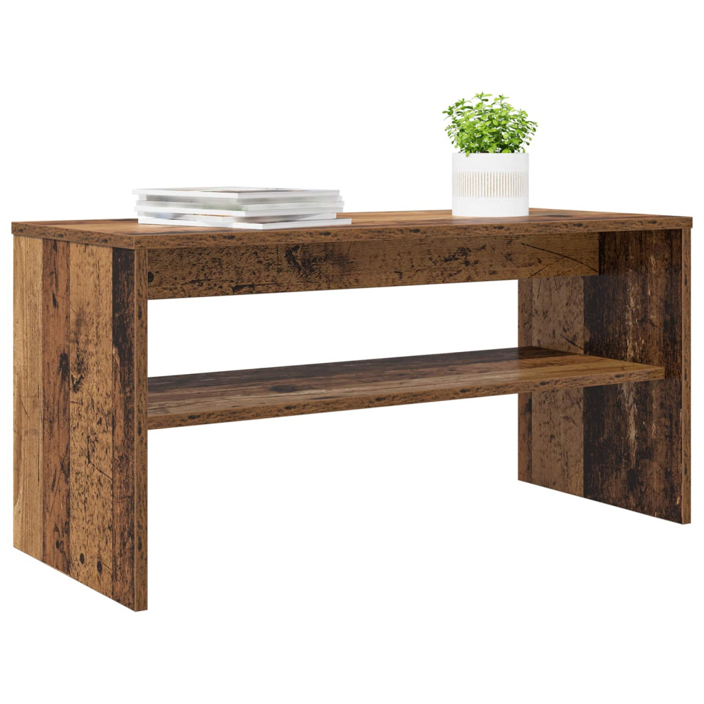 vidaXL TV szekrény Öreg fa 80 x 35 x 40 cm Faanyag