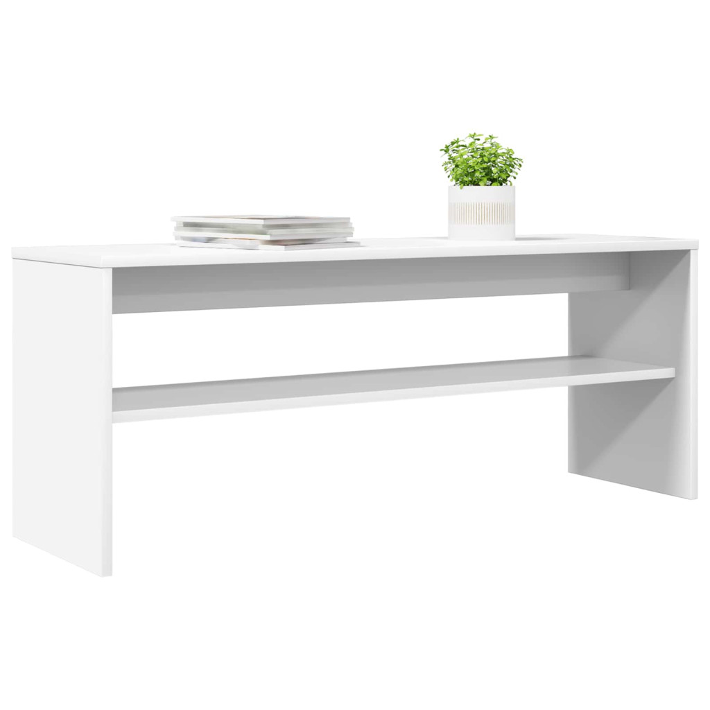 vidaXL TV szekrény Fehér 100 x 30 x 40 cm Faanyag