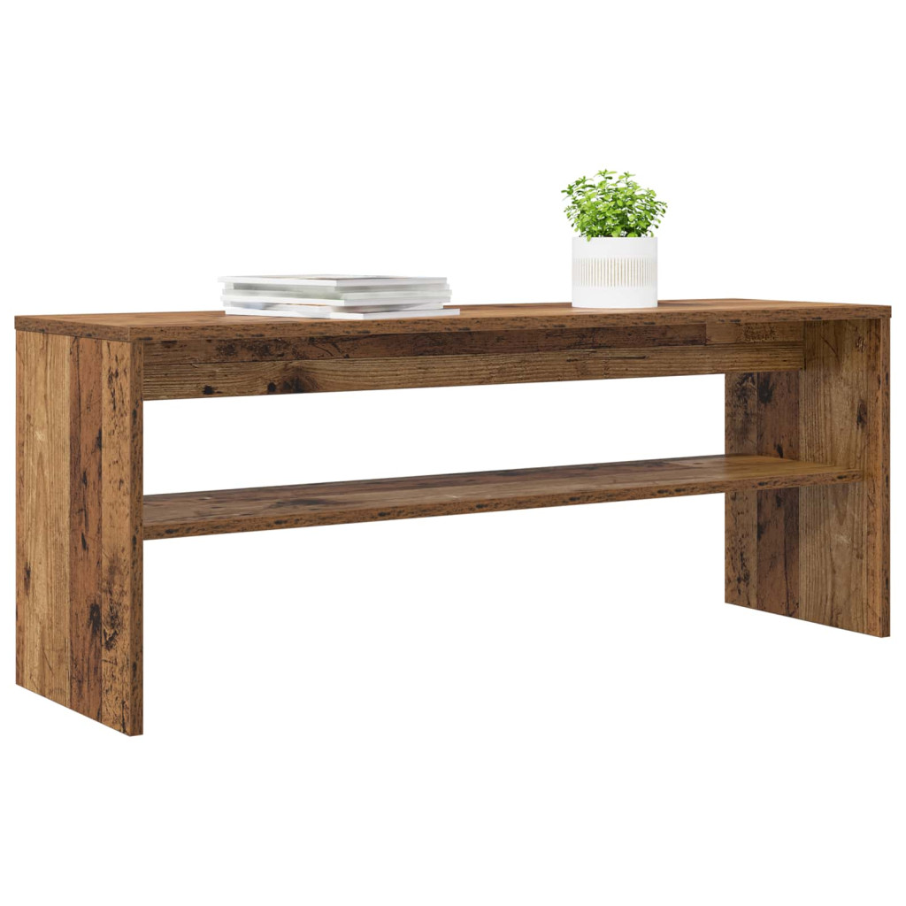 vidaXL TV szekrény Öreg fa 100 x 30 x 40 cm Faanyag