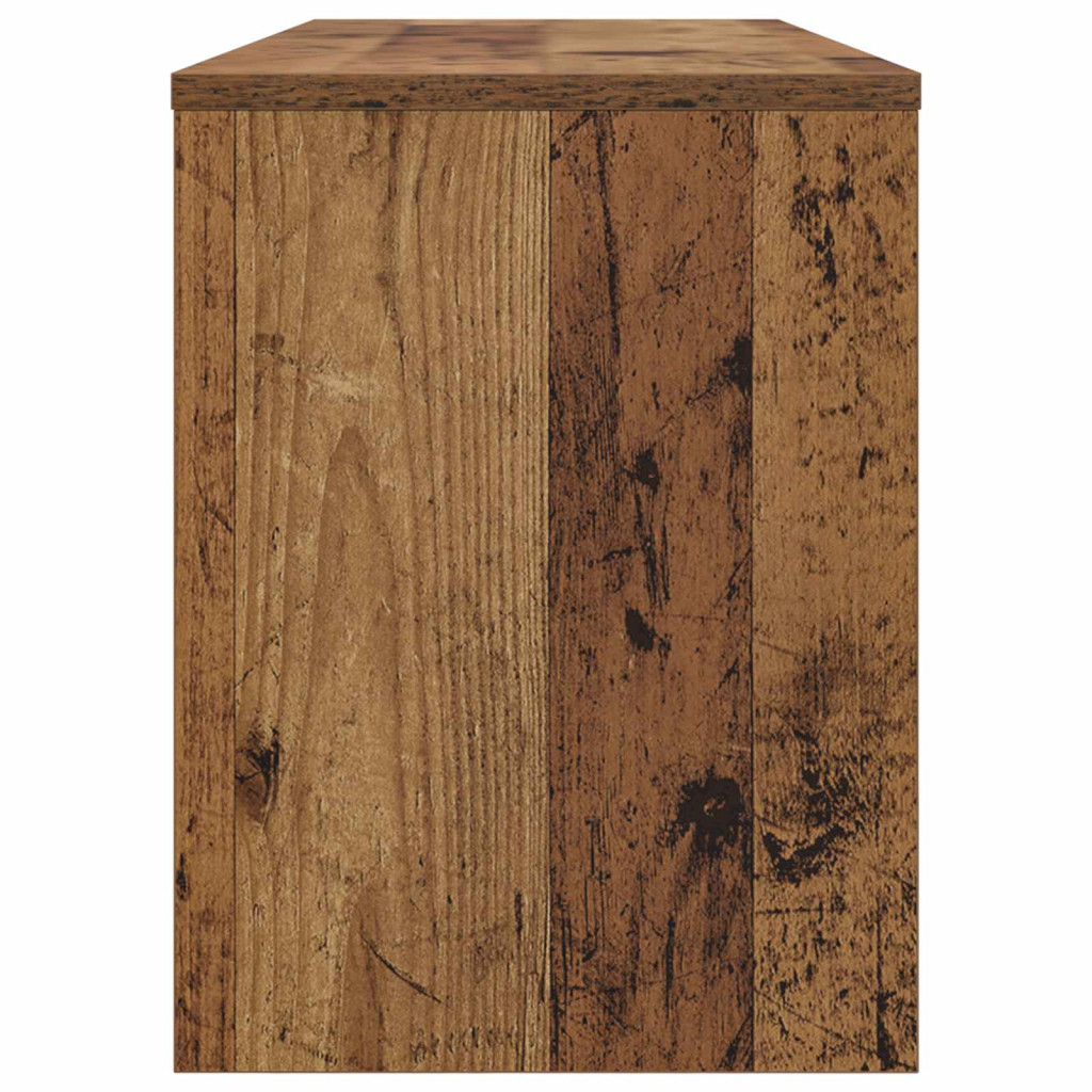 vidaXL TV szekrény Öreg fa 100 x 30 x 40 cm Faanyag
