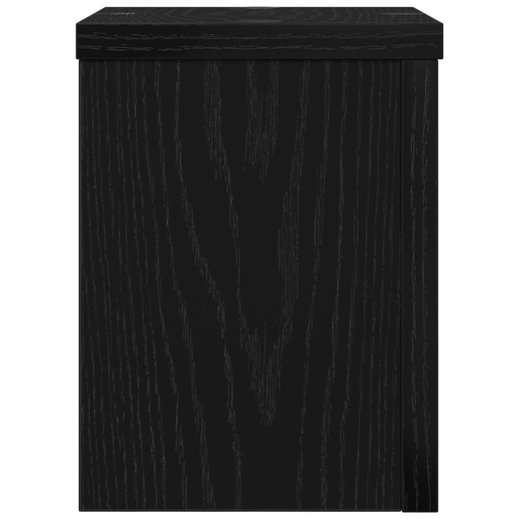 Növényállvány 2 pcs Fekete tölgy 15 x 15 x 20 cm Faanyag