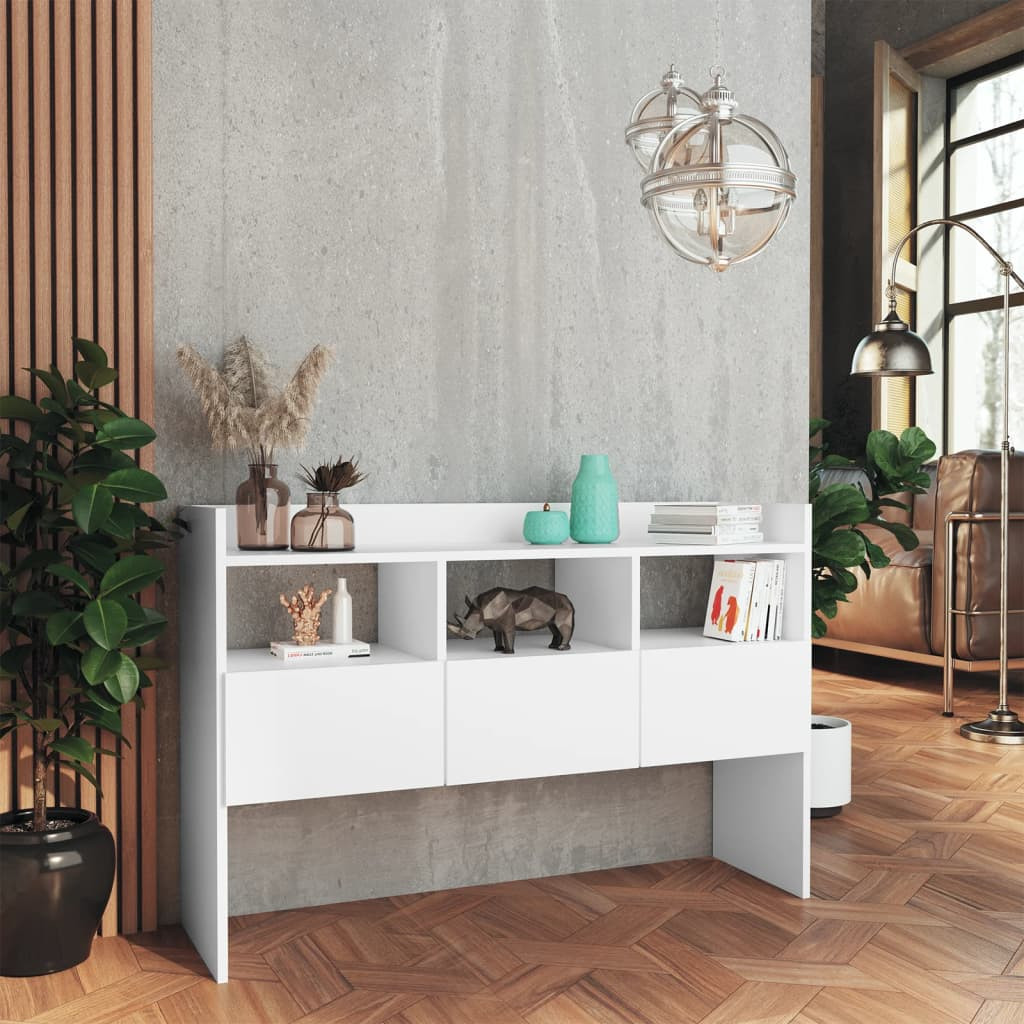 fehér szerelt fa tálalószekrény 105 x 30 x 70 cm fehér szerelt fa tálalószekrény 105 x 30 x 70 cm