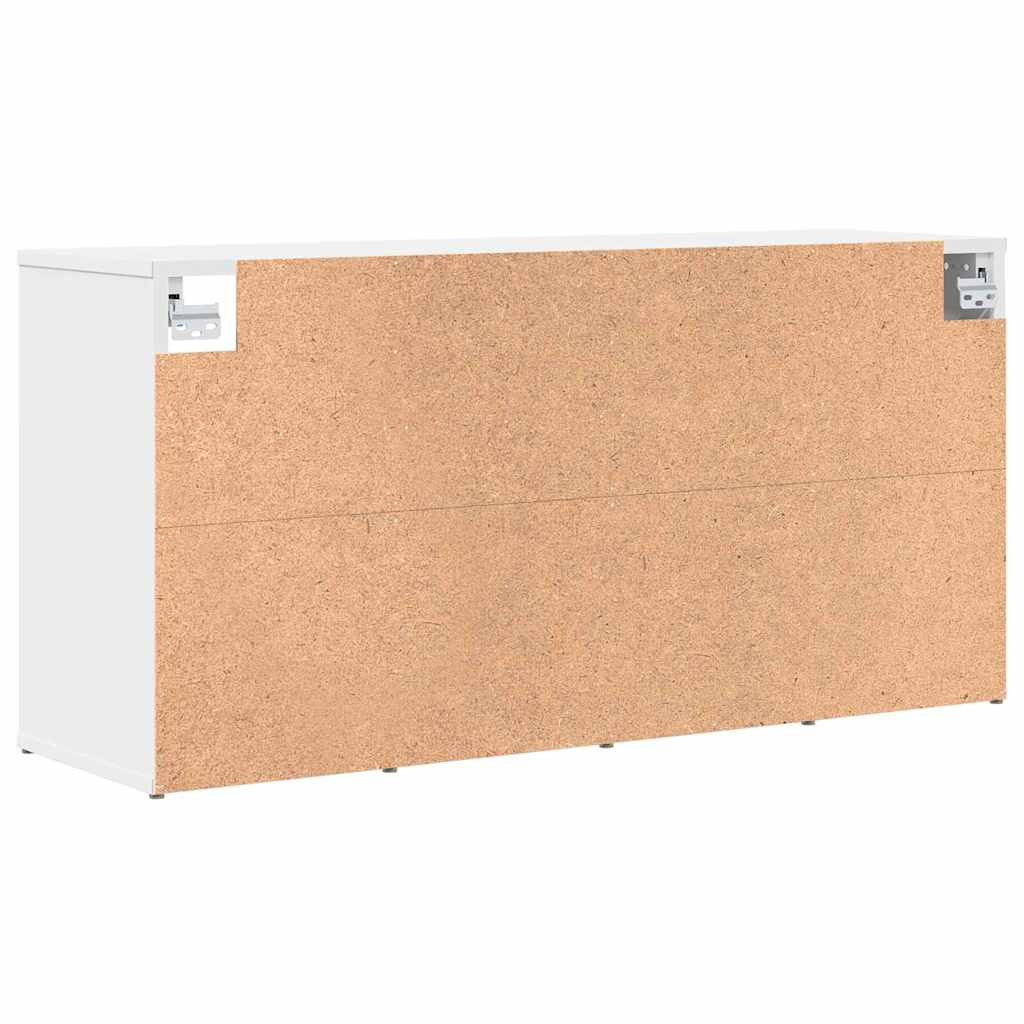 Cipősszekrény polcokkal Fehér 103 x 30 x 51 cm Faanyag