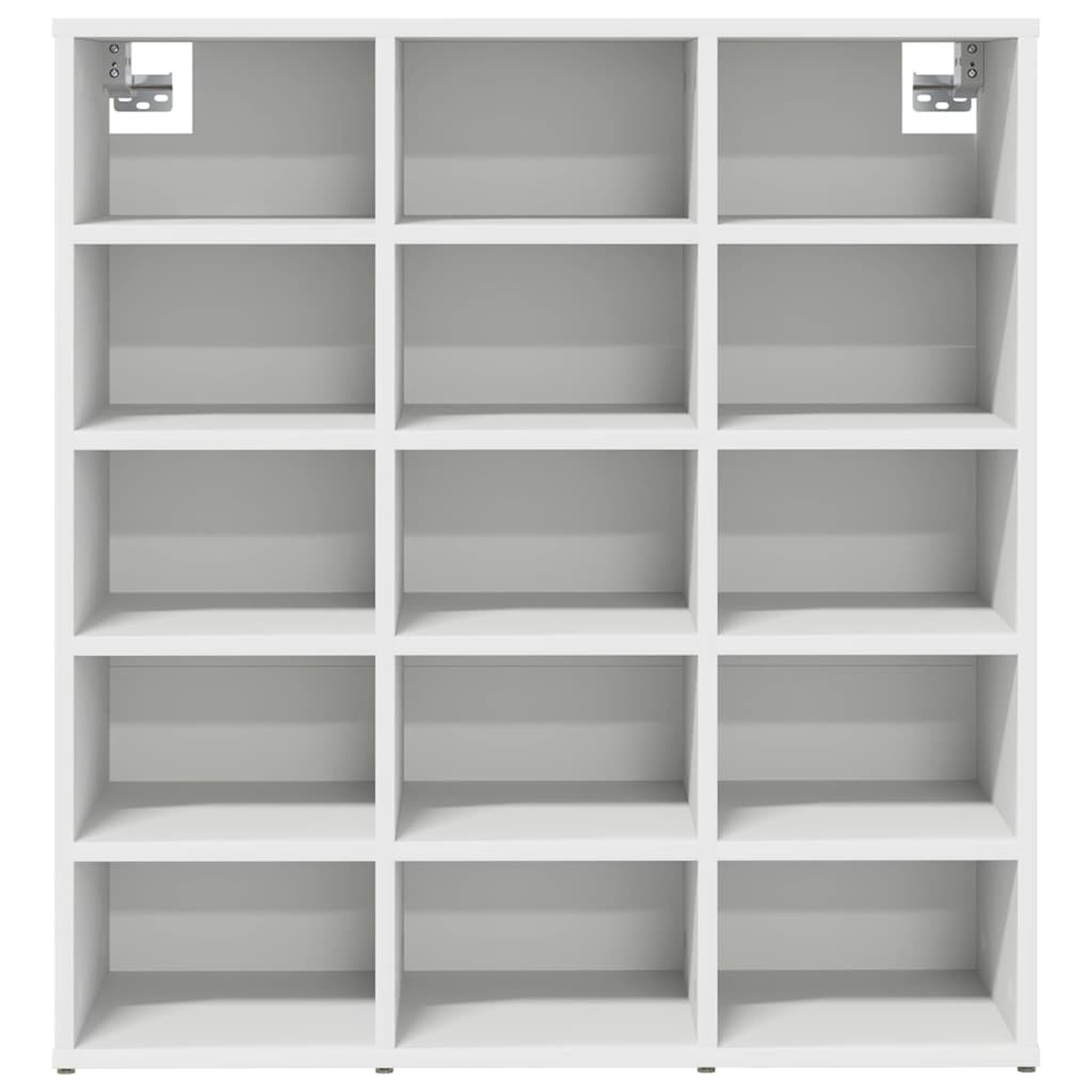 Cipősszekrény polcokkal Fehér 77.5 x 30 x 83.5 cm Faanyag
