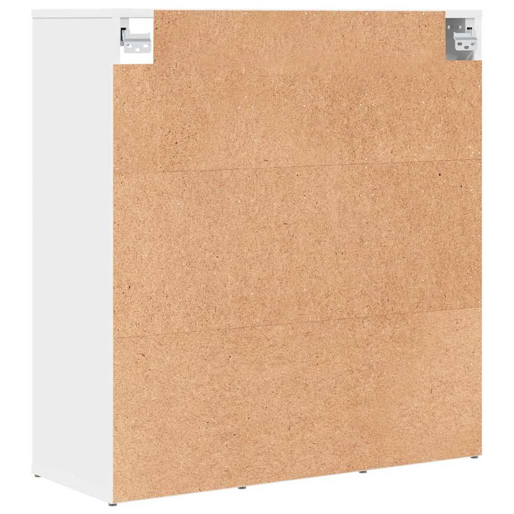Cipősszekrény polcokkal Fehér 77.5 x 30 x 83.5 cm Faanyag