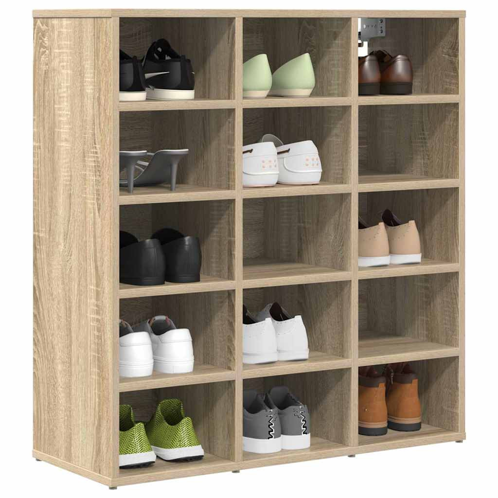 Cipősszekrény sonoma tölgy 77.5 x 30 x 83.5 cm Faanyag