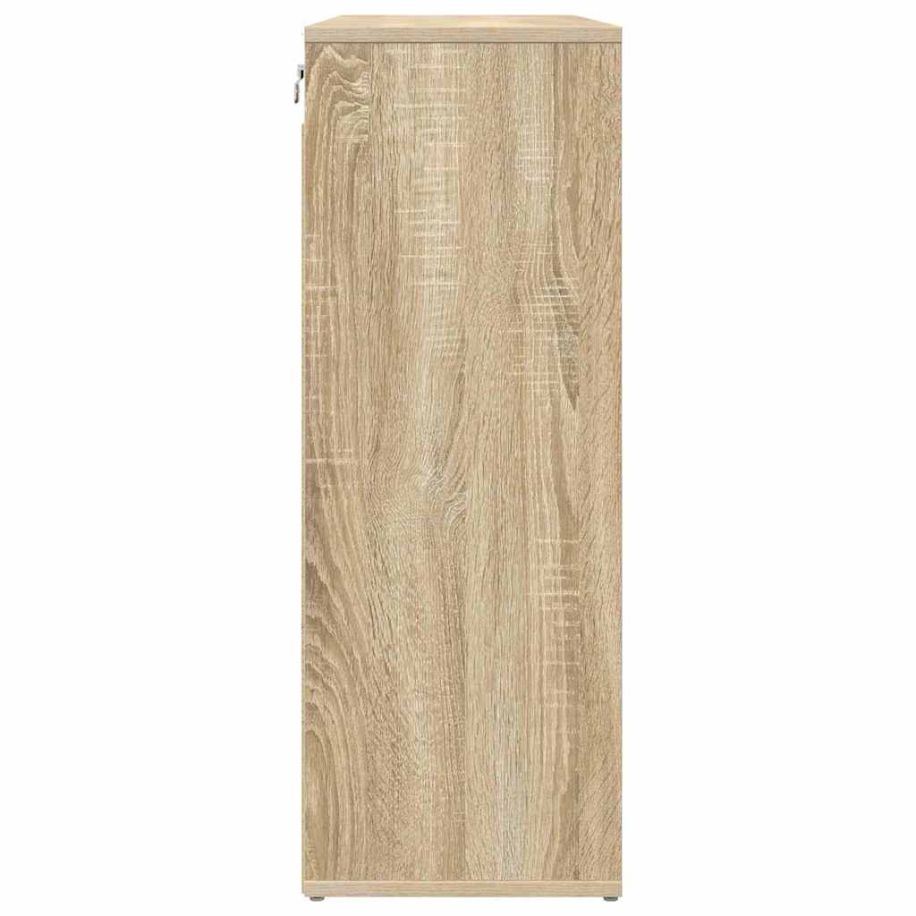 Cipősszekrény sonoma tölgy 77.5 x 30 x 83.5 cm Faanyag