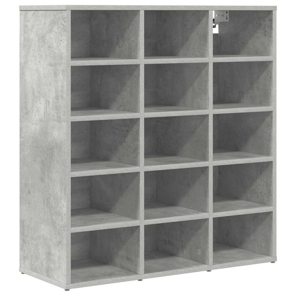 Cipősszekrény Beton szürke 77.5 x 30 x 83.5 cm Faanyag