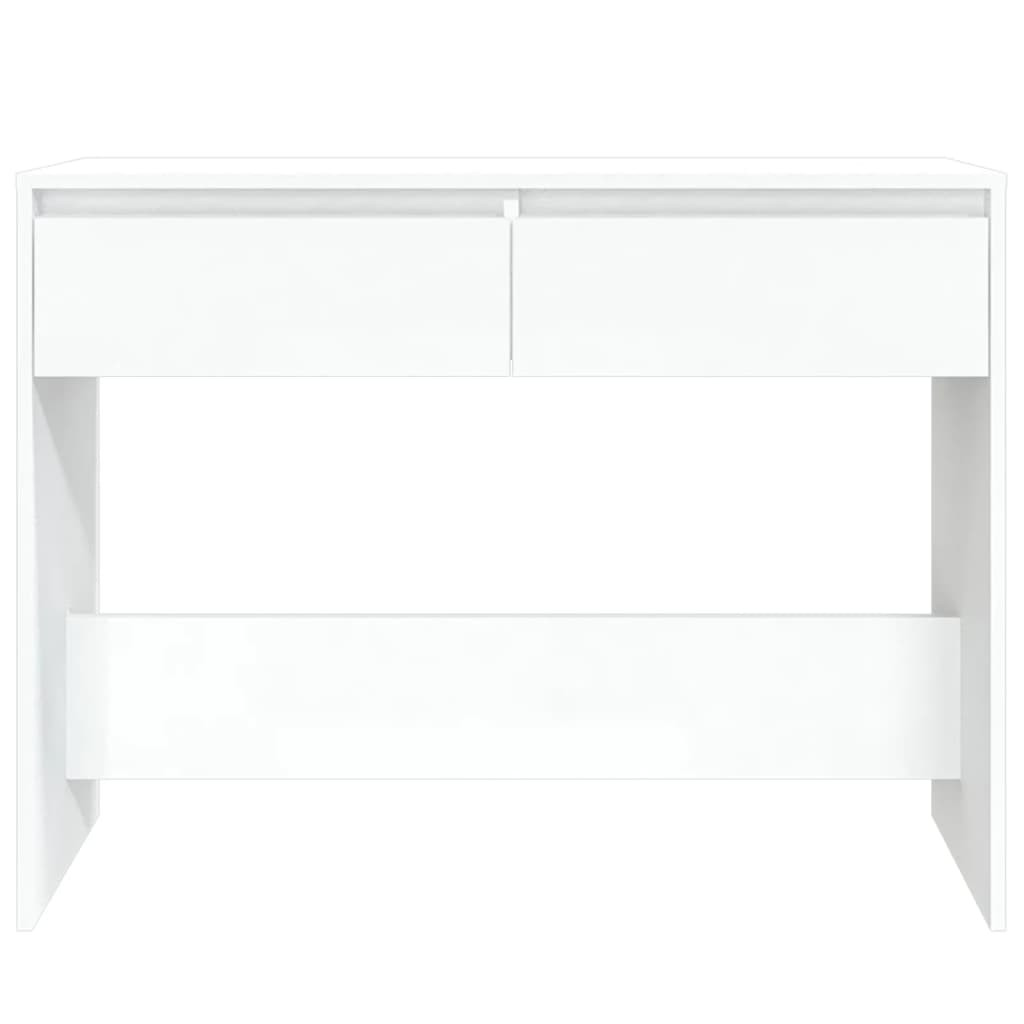fehér szerelt fa tálalóasztal 100 x 35 x 76,5 cm