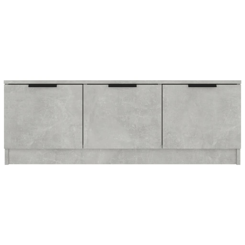 betonszürke szerelt fa TV-szekrény 102 x 35 x 36,5 cm