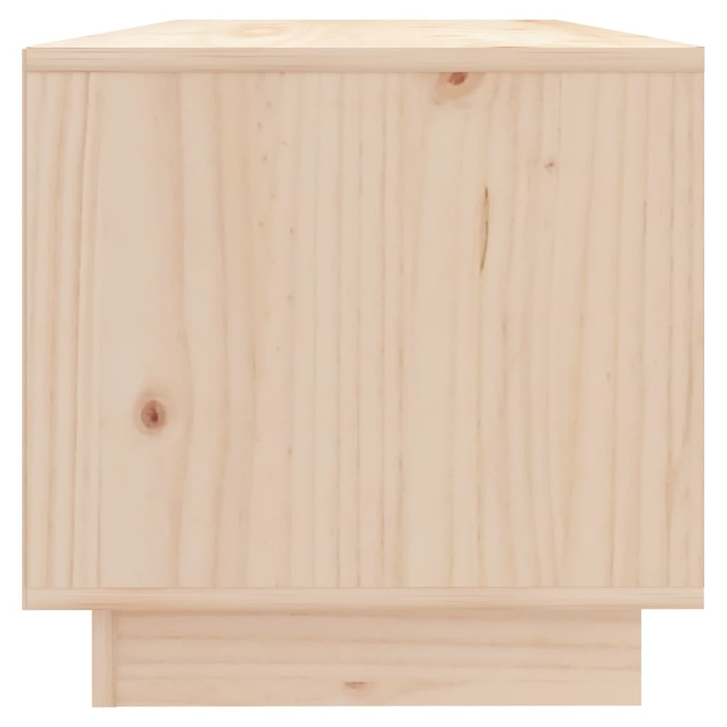 tömör fenyőfa TV-szekrény 90x35x35 cm
