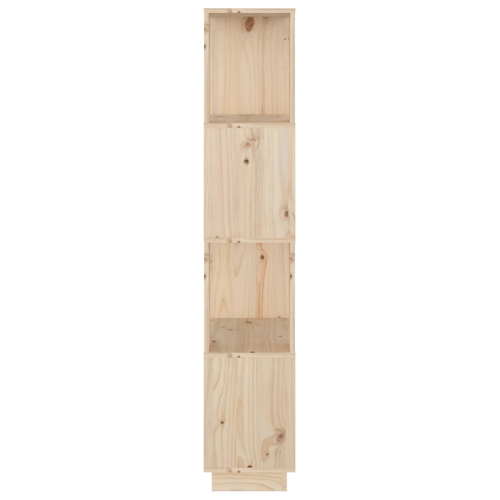 tömör fenyőfa könyvszekrény/térelválasztó 51 x 25 x 132 cm