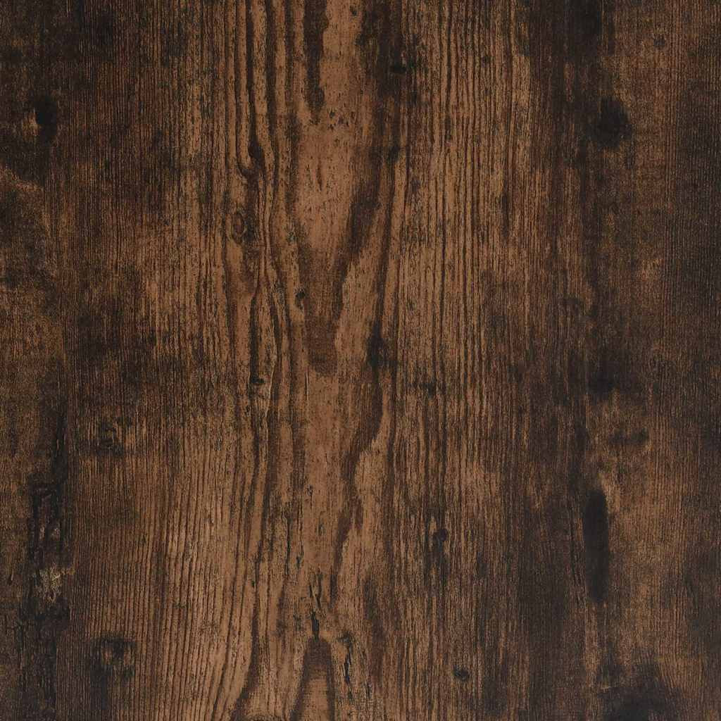 füstös tölgy színű szerelt fa dohányzóasztal 60 x 60 x 42 cm