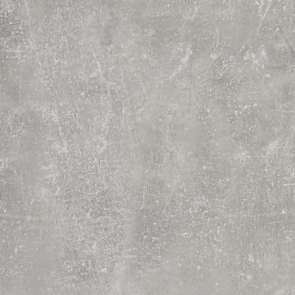 betonszürke szerelt fa cipőtartó 40x36x105 cm