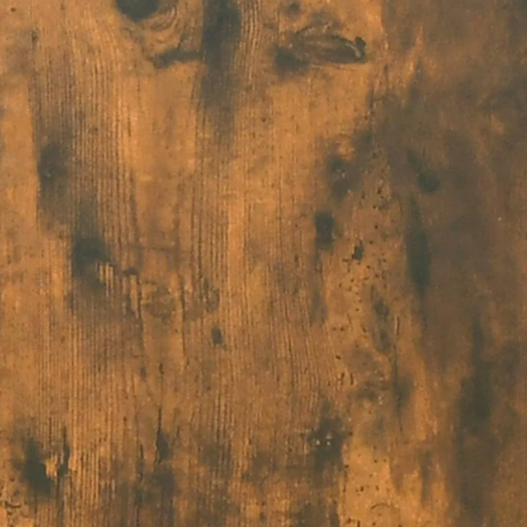 füstös tölgy színű szerelt fa cipőtartó 40x36x105 cm