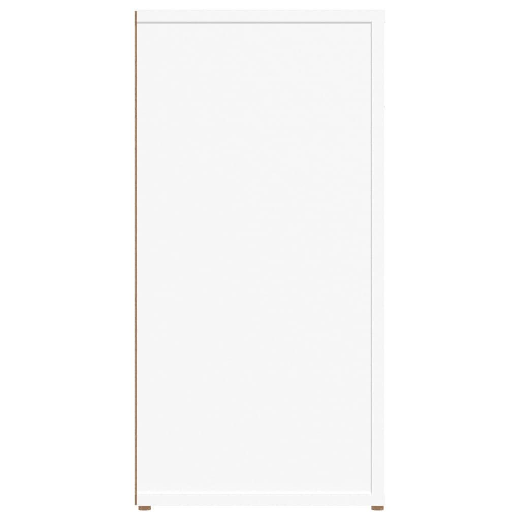 fehér szerelt fa tálalószekrény 100x30x59,5 cm