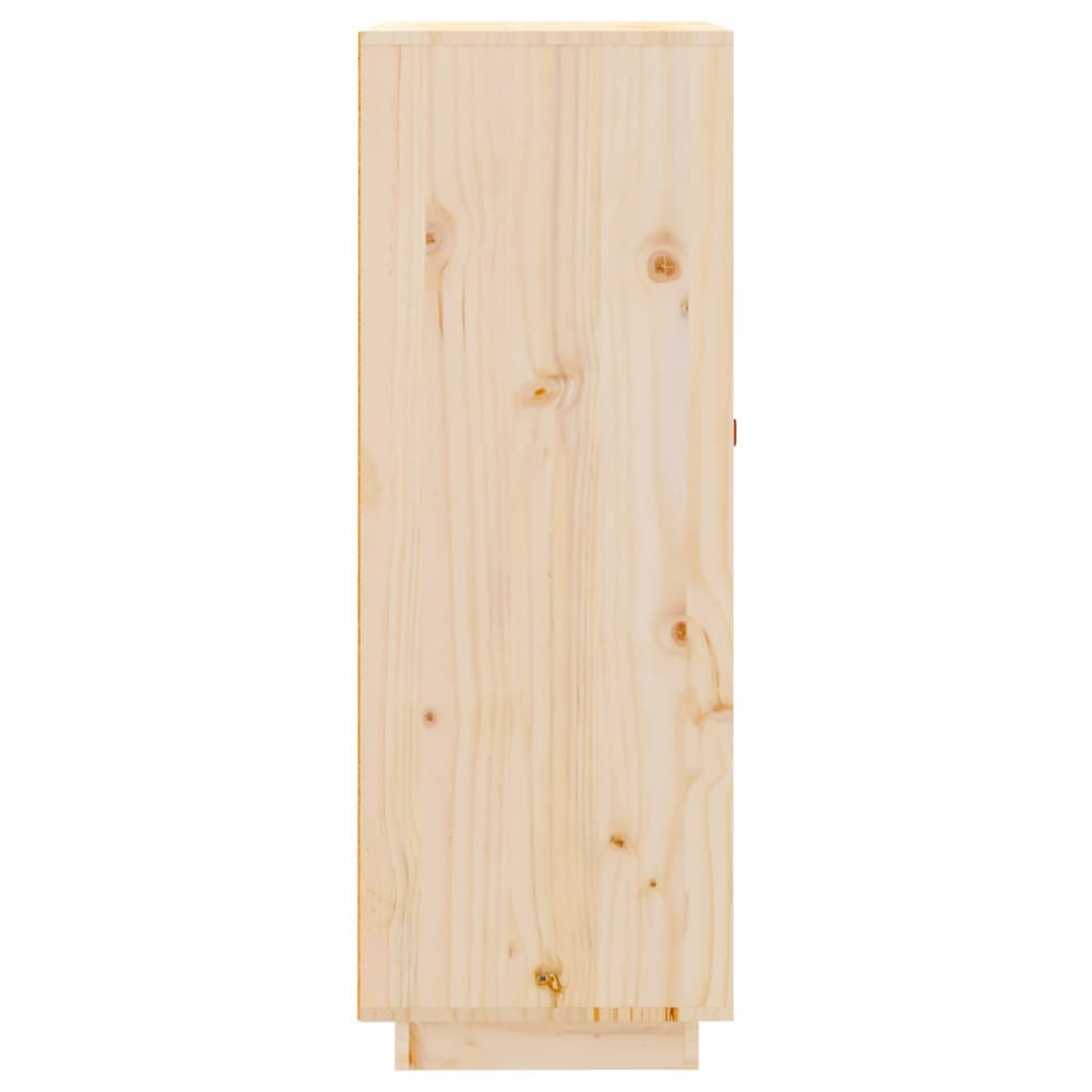 tömör fenyőfa borszekrény 45x34x100 cm