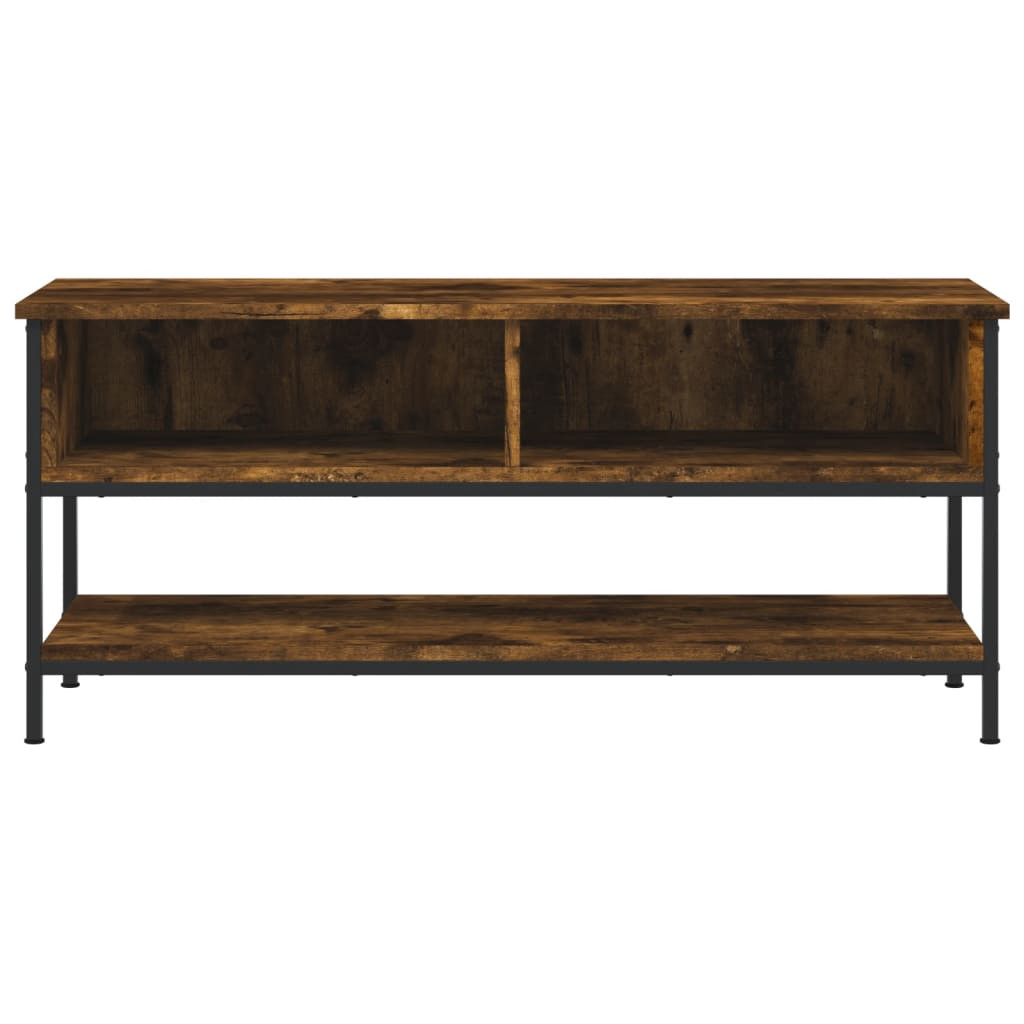 füstös tölgy színű szerelt fa TV-szekrény 100 x 35 x 45 cm