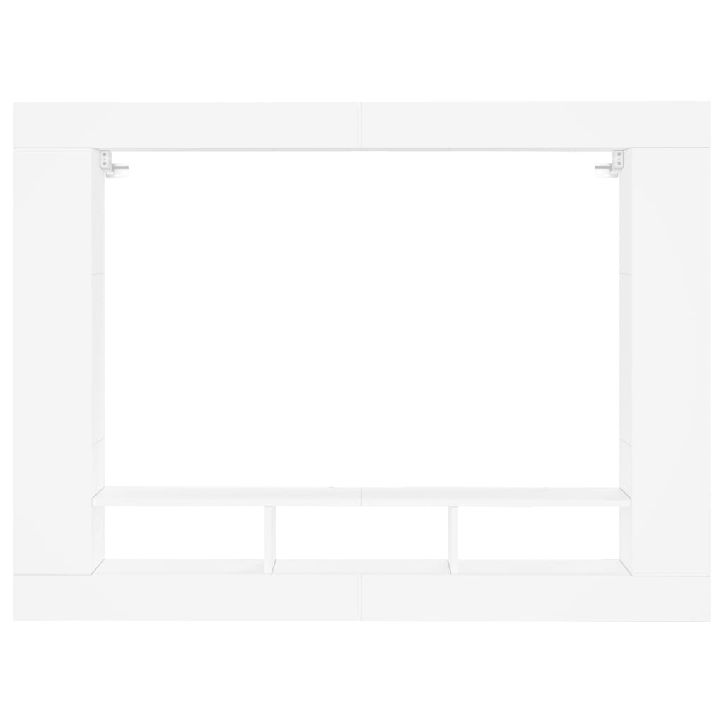 fehér szerelt fa TV-szekrény 152 x 22 x 113 cm