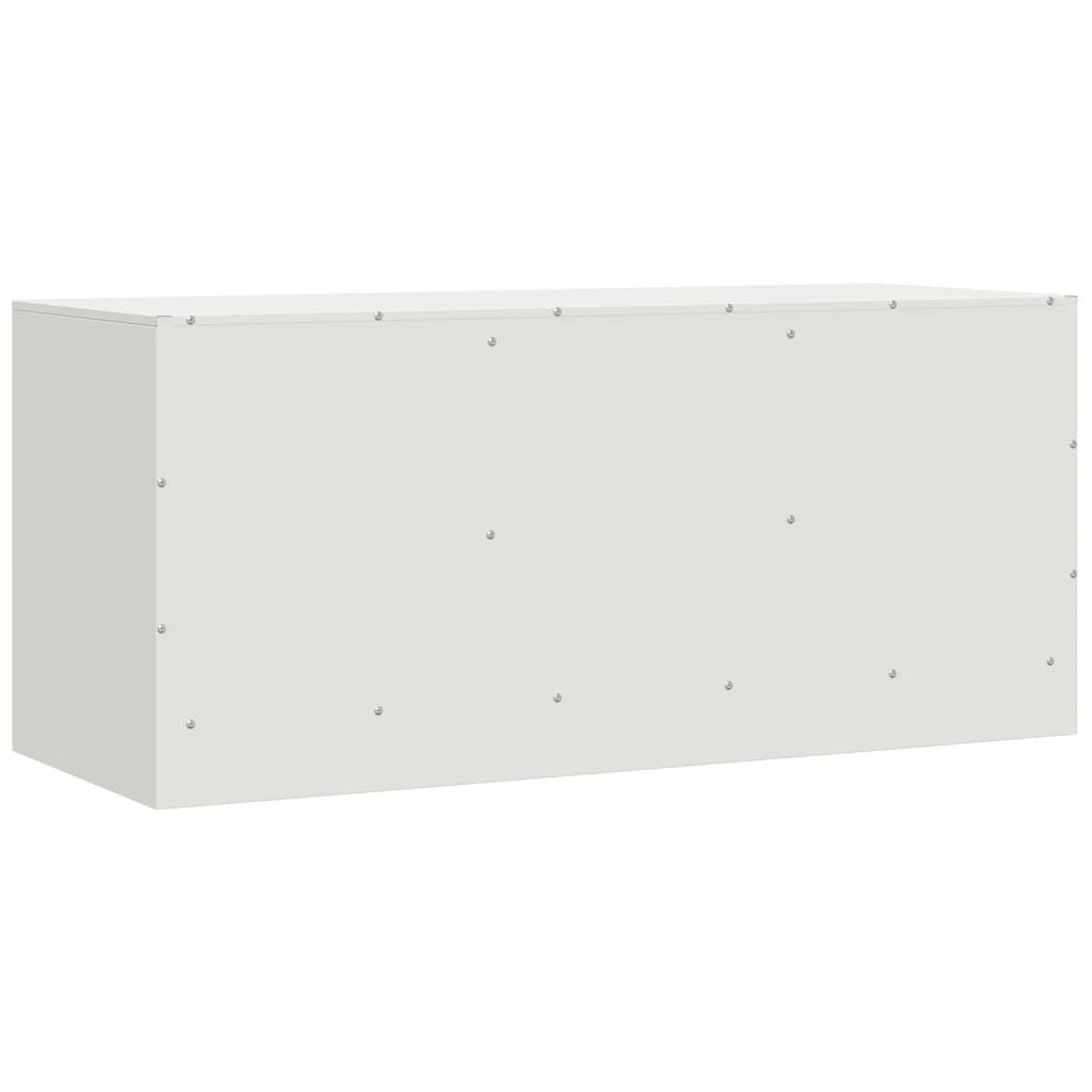 fehér acél TV-szekrény 99 x 39 x 44 cm fehér acél TV-szekrény 99 x 39 x 44 cm