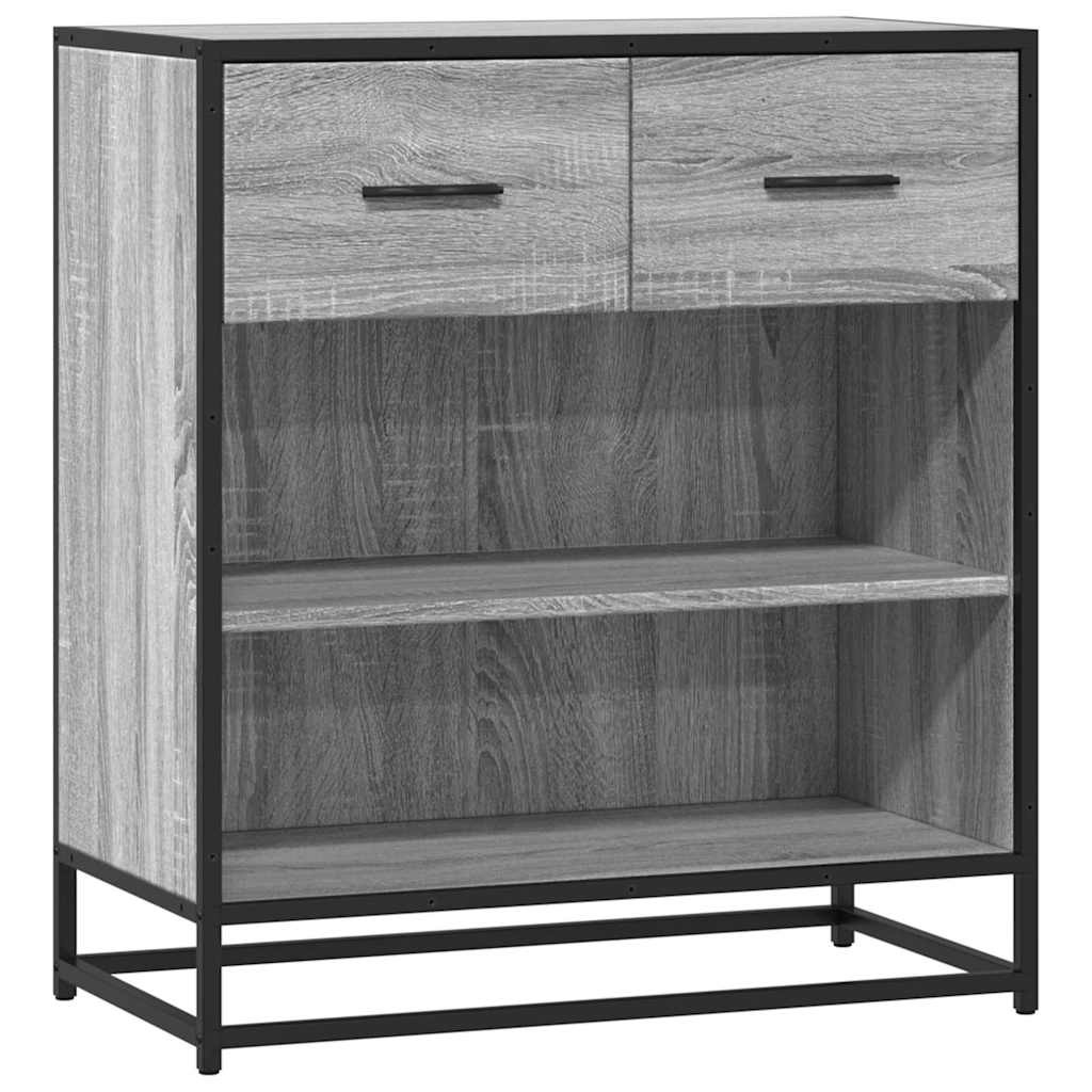 vidaXL komód Szürke Sonoma 68x35x76 cm Gépi úton előállított fa