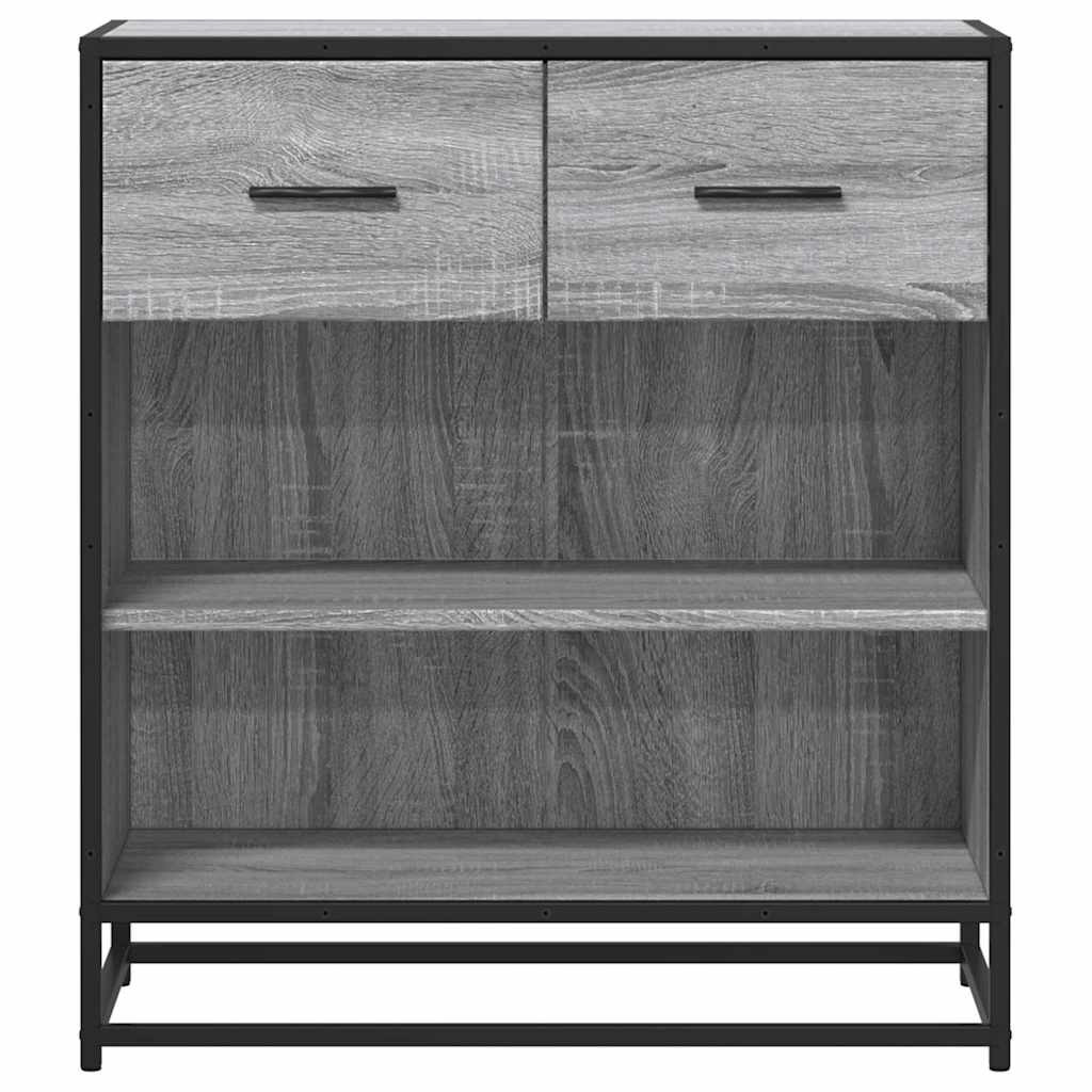 vidaXL komód Szürke Sonoma 68x35x76 cm Gépi úton előállított fa