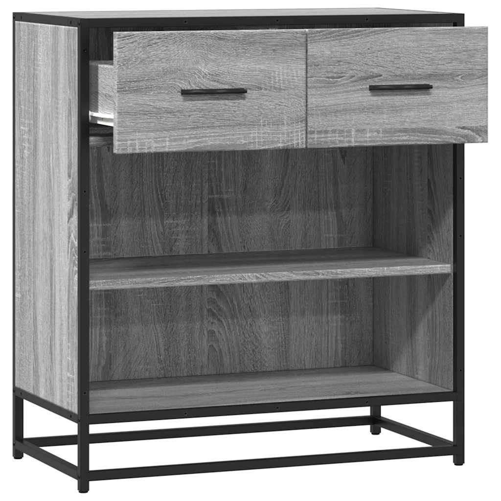 vidaXL komód Szürke Sonoma 68x35x76 cm Gépi úton előállított fa