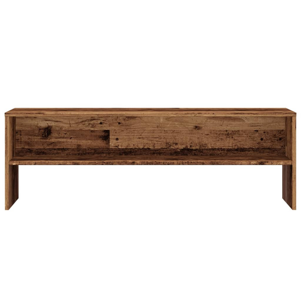 antik hatású szerelt fa TV-szekrény 120 x 40 x 40 cm