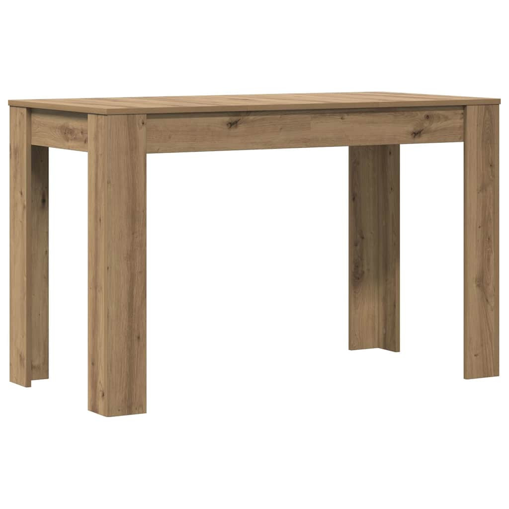 Étkezőasztal kézműves tölgy 120x60x76 cm műszaki fa