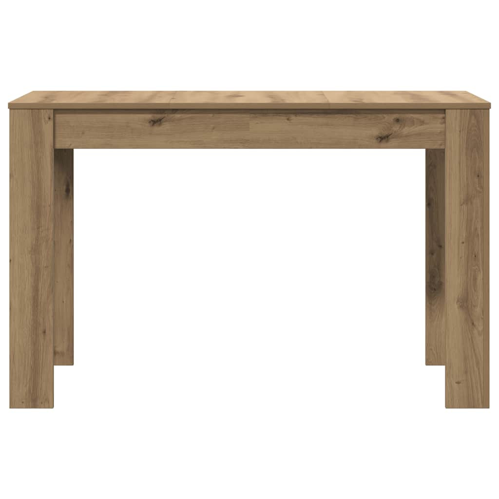 Étkezőasztal kézműves tölgy 120x60x76 cm műszaki fa