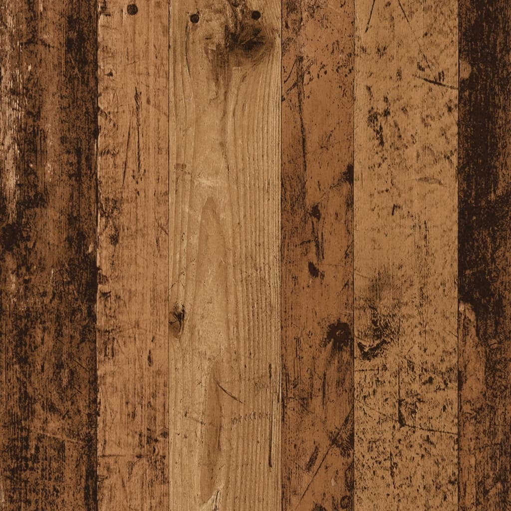 antik fa színű szerelt fa tálalószekrény 88 x 30 x 64 cm