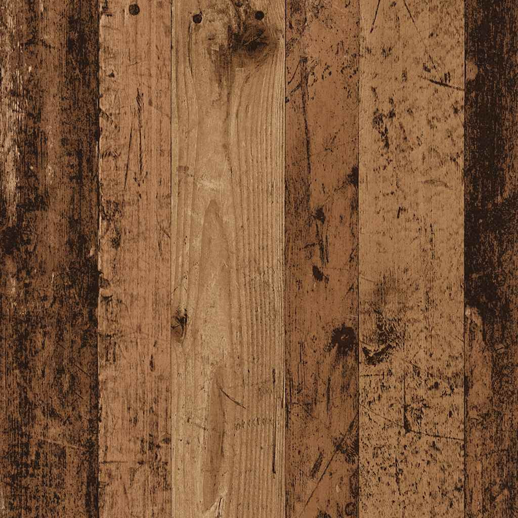 antik fa színű szerelt fa tálalószekrény 90x29,5x65 cm