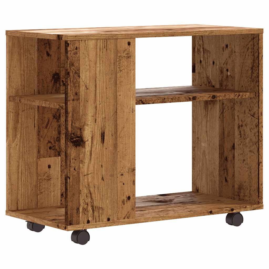 Oldalasztal Régi fa 70x35x55 cm műszaki fa Oldalasztal Régi fa 70x35x55 cm műszaki fa
