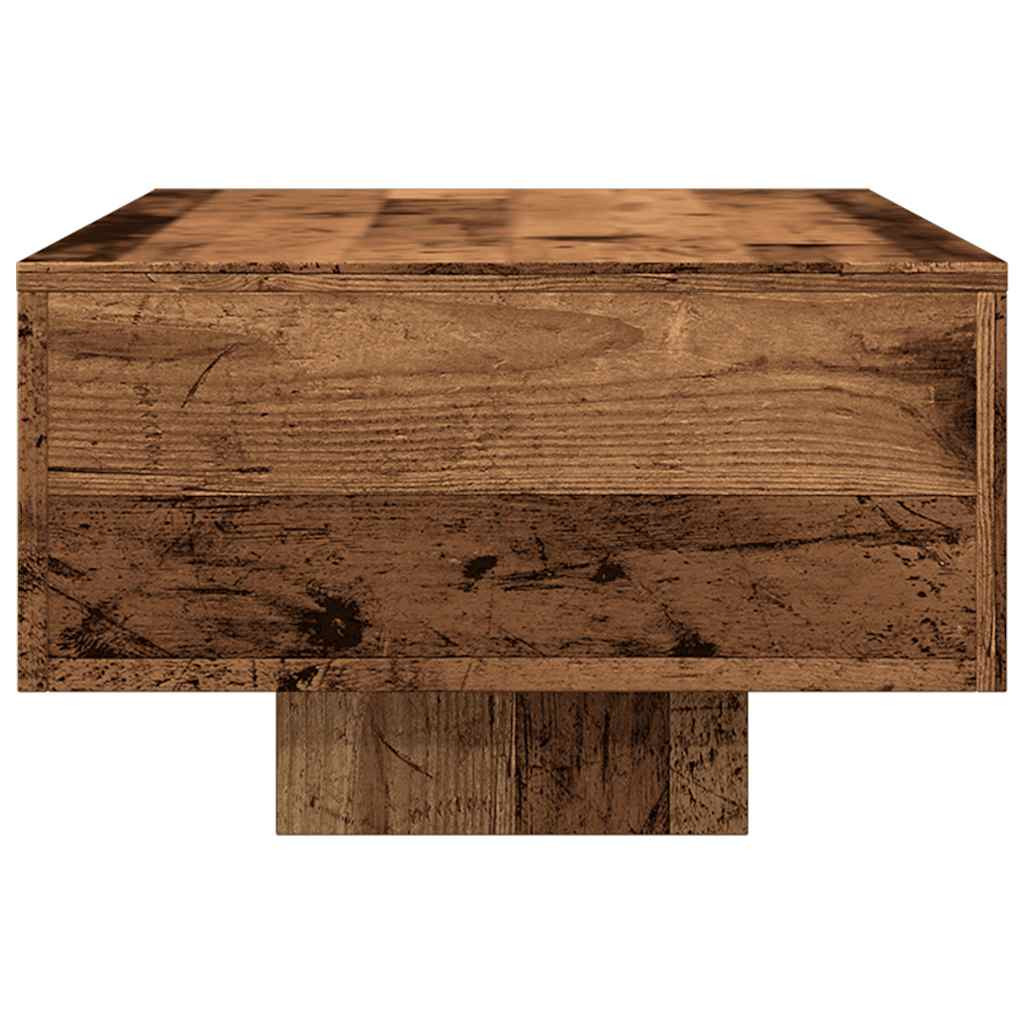 antik fa színű szerelt fa dohányzóasztal 100x49,5x31 cm antik fa színű szerelt fa dohányzóasztal 100x49,5x31 cm
