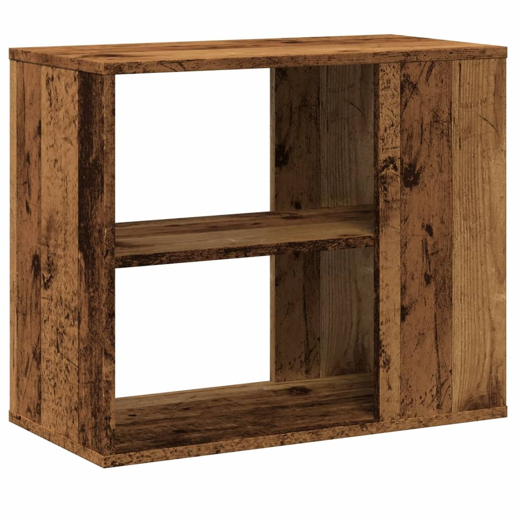 antik fa színű szerelt fa kisszekrény 60 x 30 x 50 cm