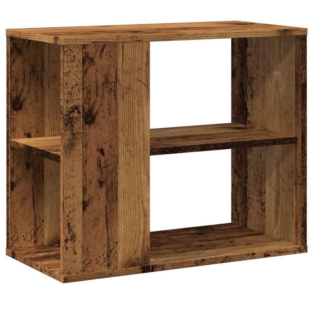 antik fa színű szerelt fa kisszekrény 60 x 30 x 50 cm