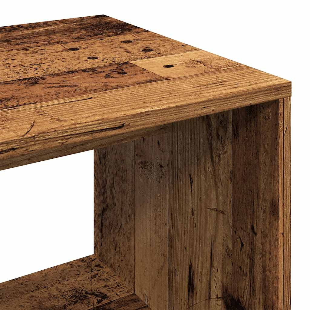 antik fa színű szerelt fa ruhásszekrény 80 x 40 x 110 cm