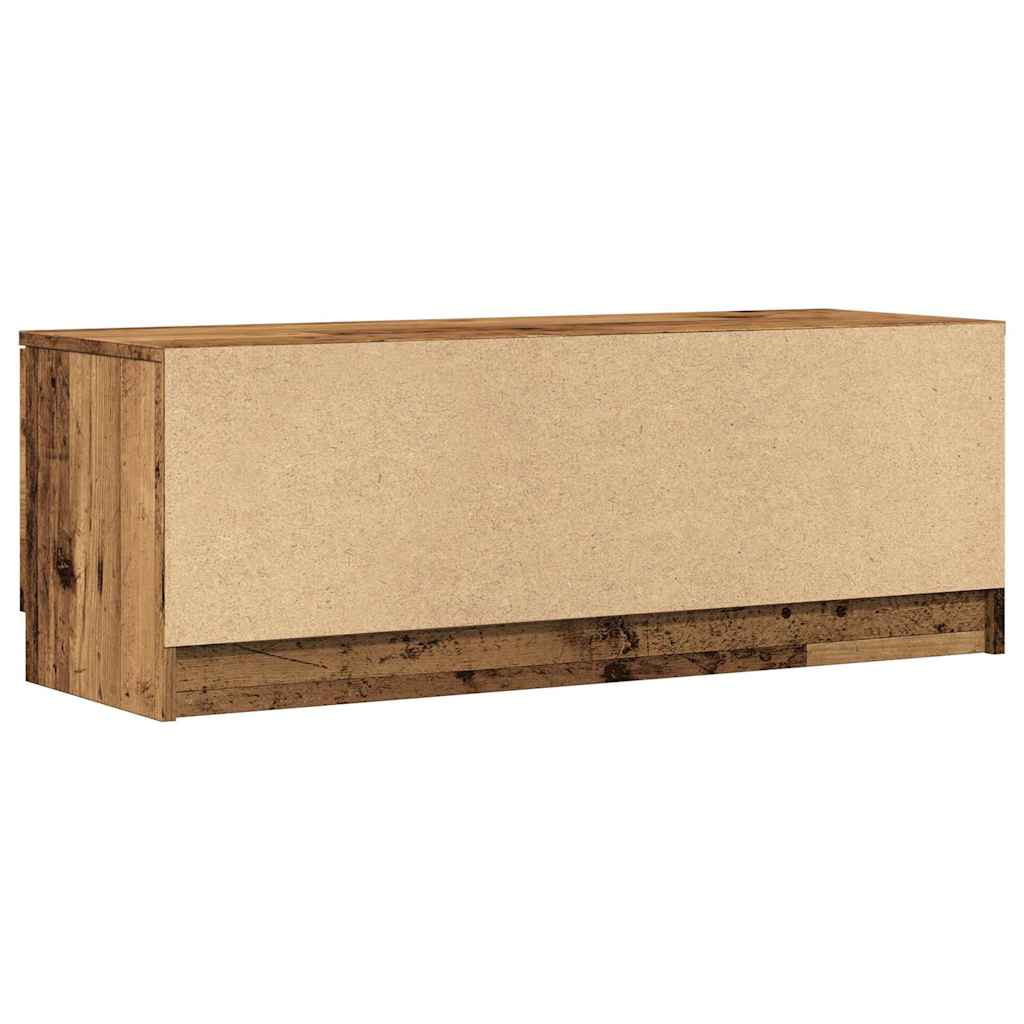 vidaXL TV szekrény Régi fa 102x35x36,5 cm Gépelt fa