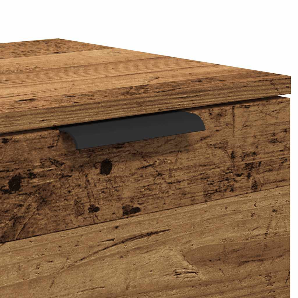 vidaXL TV szekrény Régi fa 102x35x36,5 cm Gépelt fa