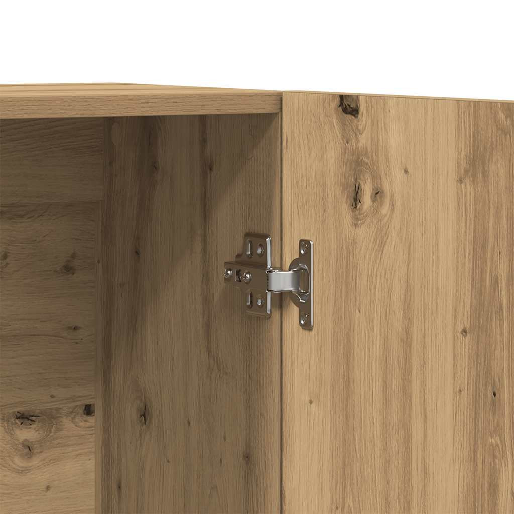 Highboard artisan tölgy 70x31x115 cm gépi úton előállított fa
